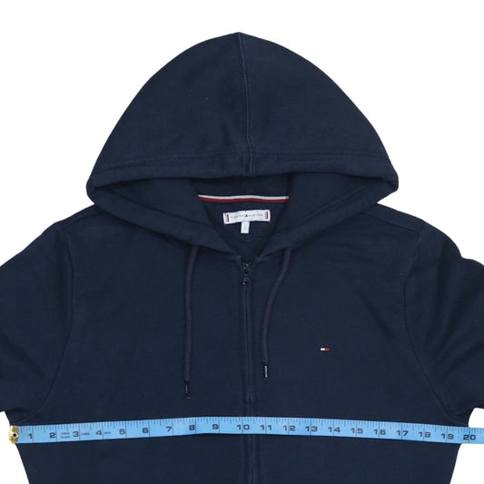Tommy Hilfiger Men's Blue Full Zip Hoodie Size L Classic Logo
