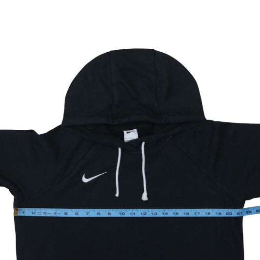 Nike Women's Black Pullover Hoodie Medium Cotton Blend Sportswear