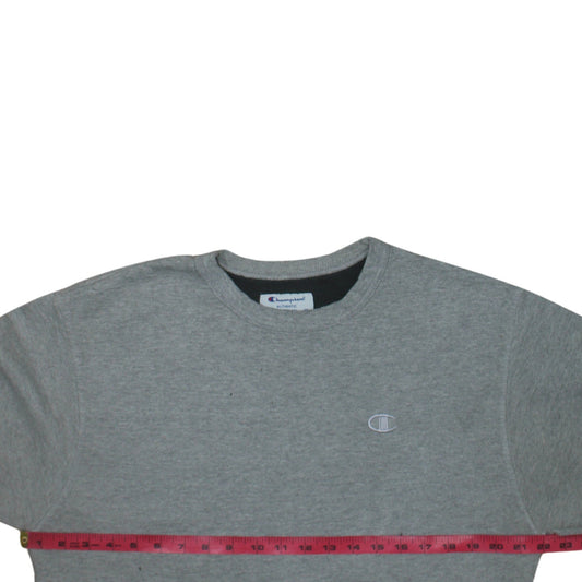 Champion Men's Grey Pullover Sweatshirt Medium Regular Fit