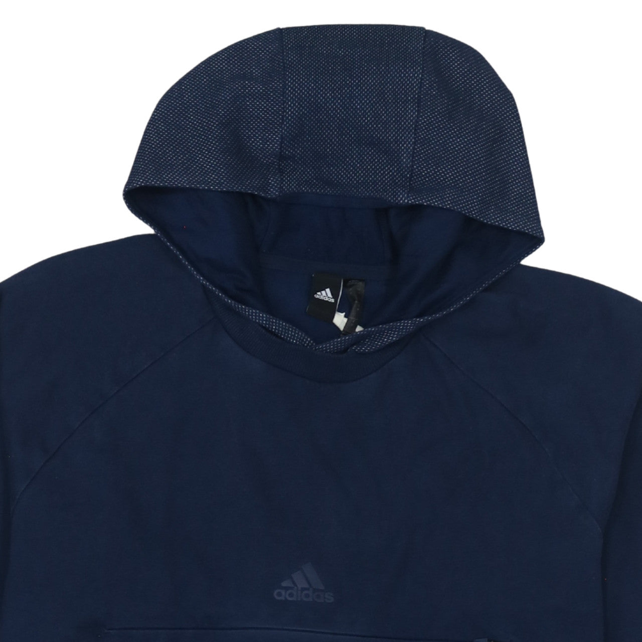 Adidas Men's Navy Blue Long Sleeve Pullover Hoodie Size L