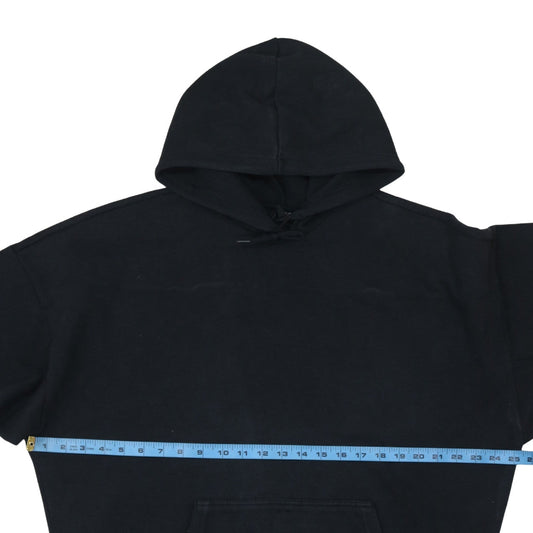 Adidas Women Black L Pullover Hoodie Sweatshirt with Stripes