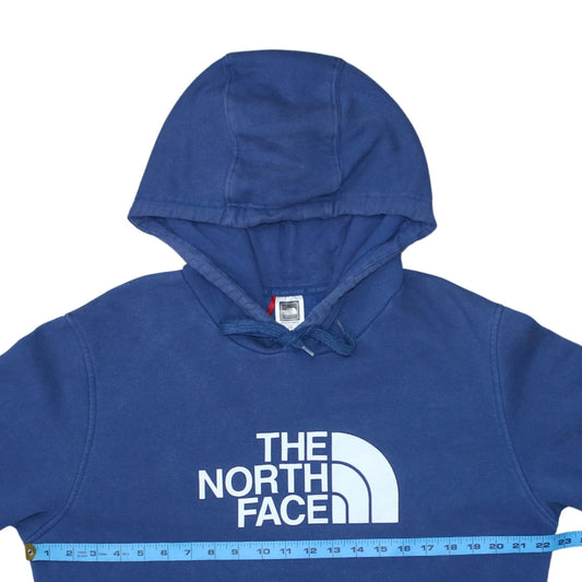 The North Face Mens Blue Pullover Hoodie Size L Outdoor Fleece