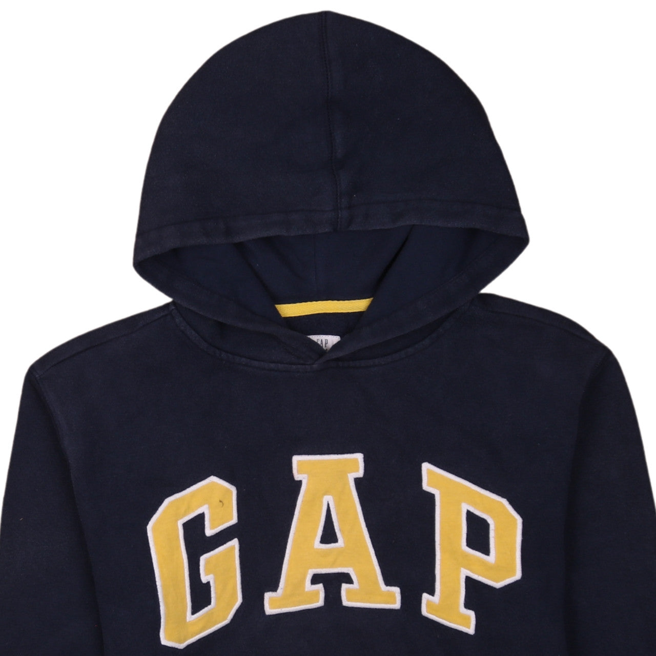 GAP Boys Navy Blue Pullover Hoodie XL Cotton Blend Logo Sweatshirt