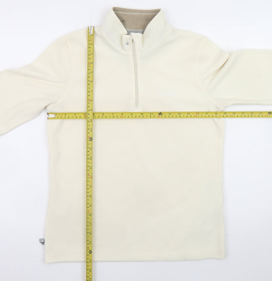Regatta Women’s Beige 1/2 Zip Fleece Sweatshirt UK 12 Polyester