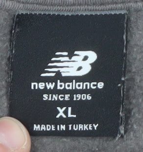 New Balance Women’s Grey XL Crew Neck Pullover Sweatshirt