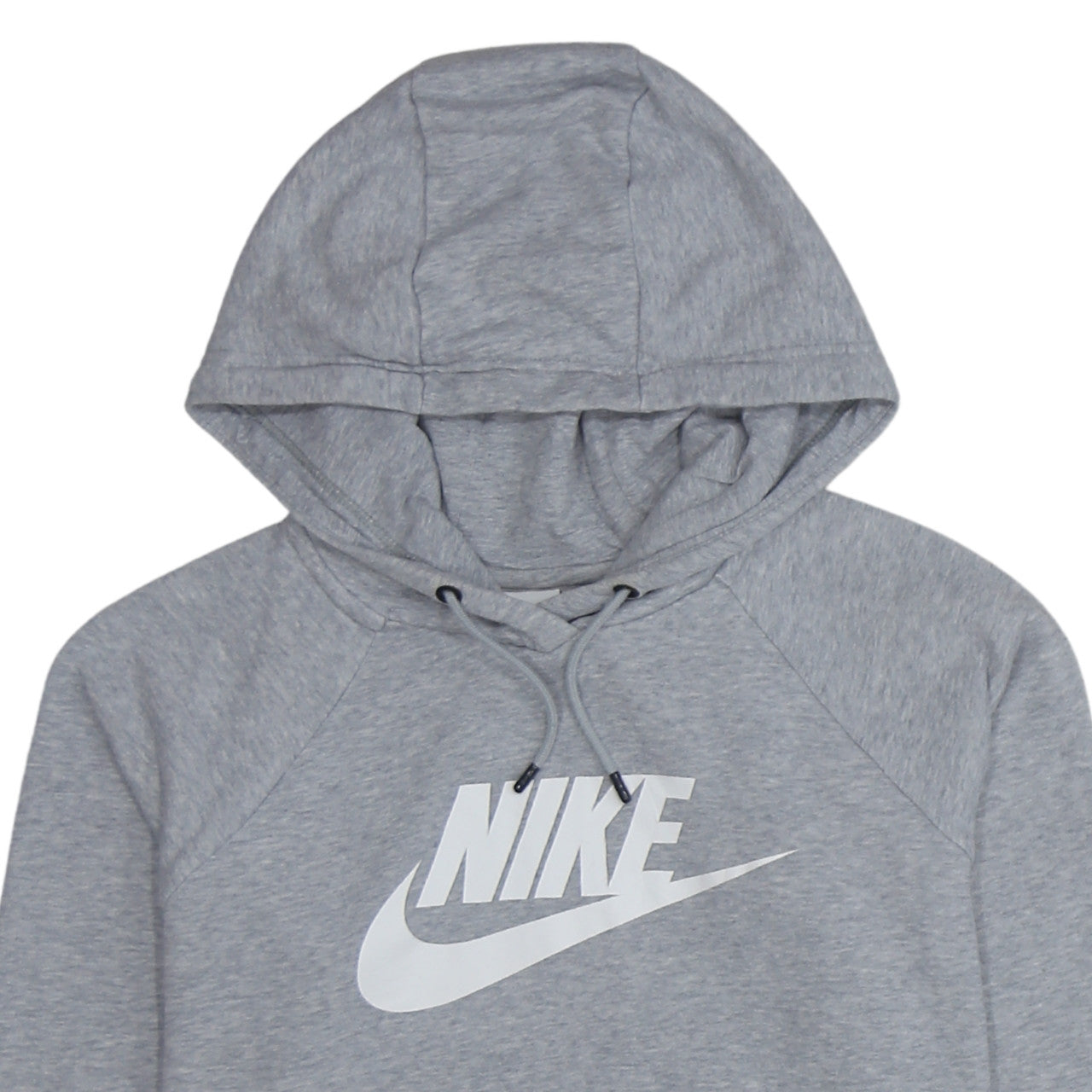Nike Men's Grey Pullover Hoodie Small Logo Fleece Sportswear