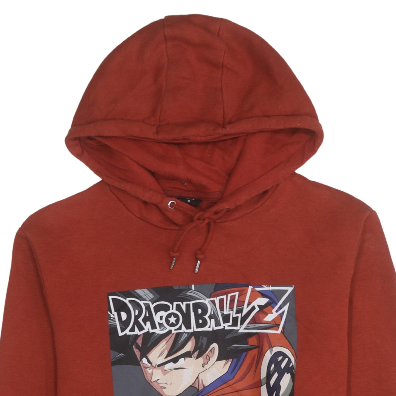 Dragon Ball Z Men's Red Pullover Hoodie Medium Anime Graphic Print