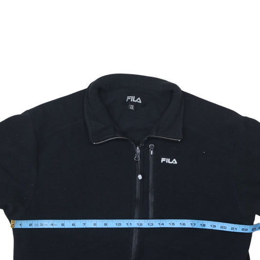 Fila Men's Black 2XL Full Zip Fleece Jacket