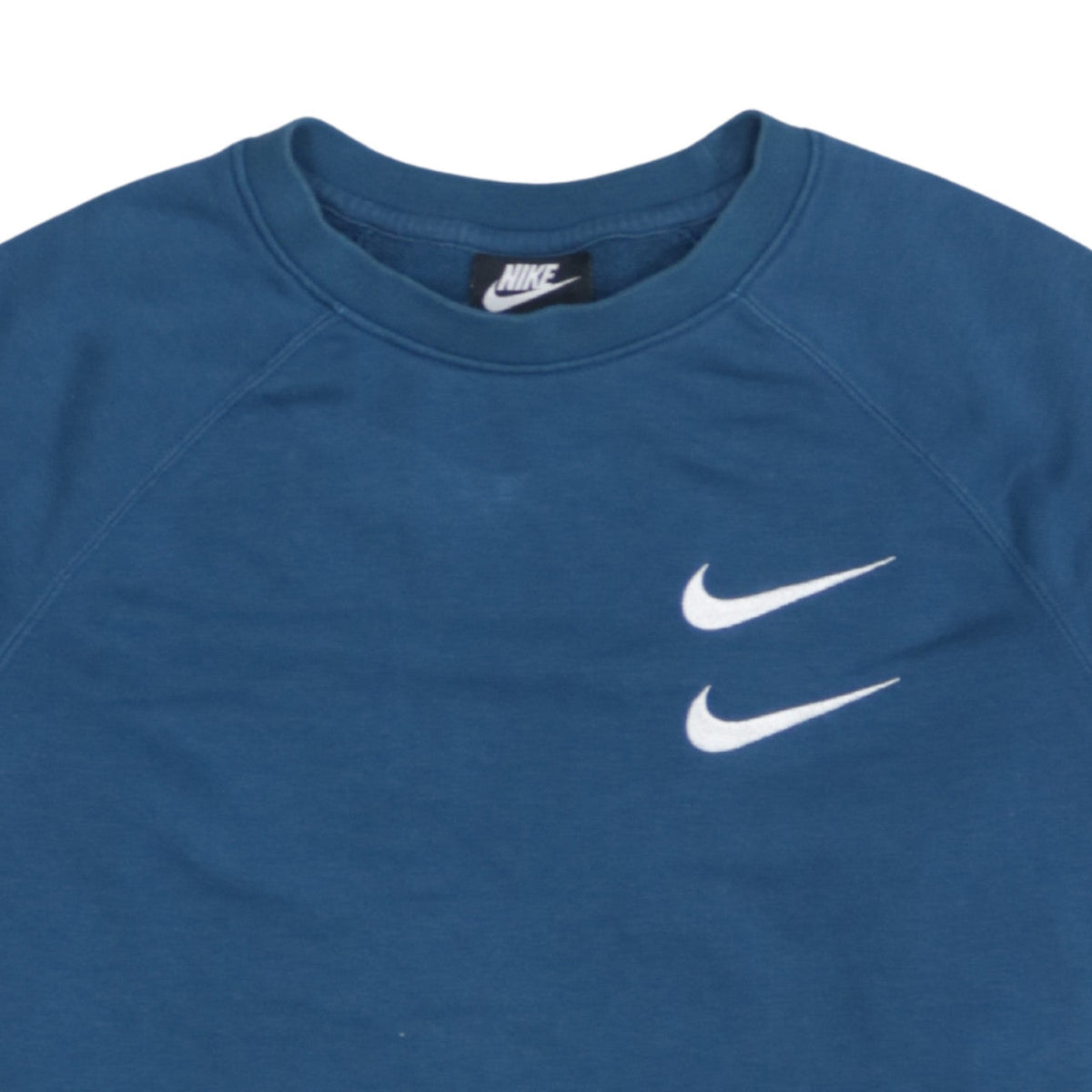 Additional view of Nike boys’ blue xl pullover sweatshirt crew neck graphic print logo top