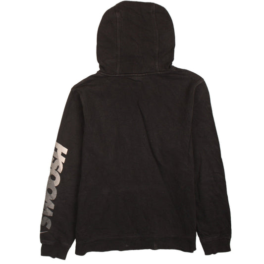 Nike Boys Black Pullover Hoodie 13-15 Years Graphic Logo Fleece Sweatshirt