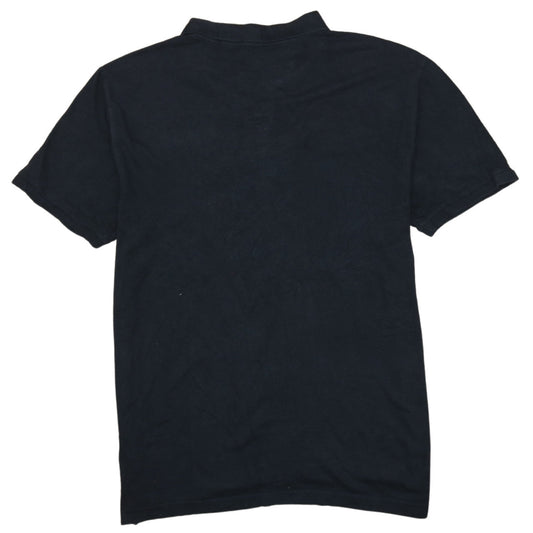 Gap Men's Black 2XL Cotton Short Sleeve Polo Shirt