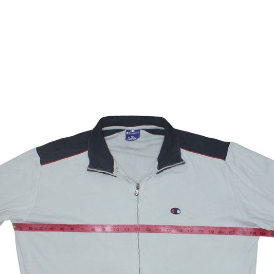 Champion Men's White XL Track Jacket Full Zip Sportswear