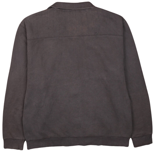 Calvin Klein Men’s Grey Full Zip Fleece Basic Jacket Size L