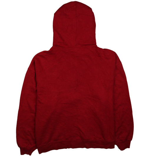 Disney Store Men Red XL Full Zip Grumpy Hoodie Sweatshirt