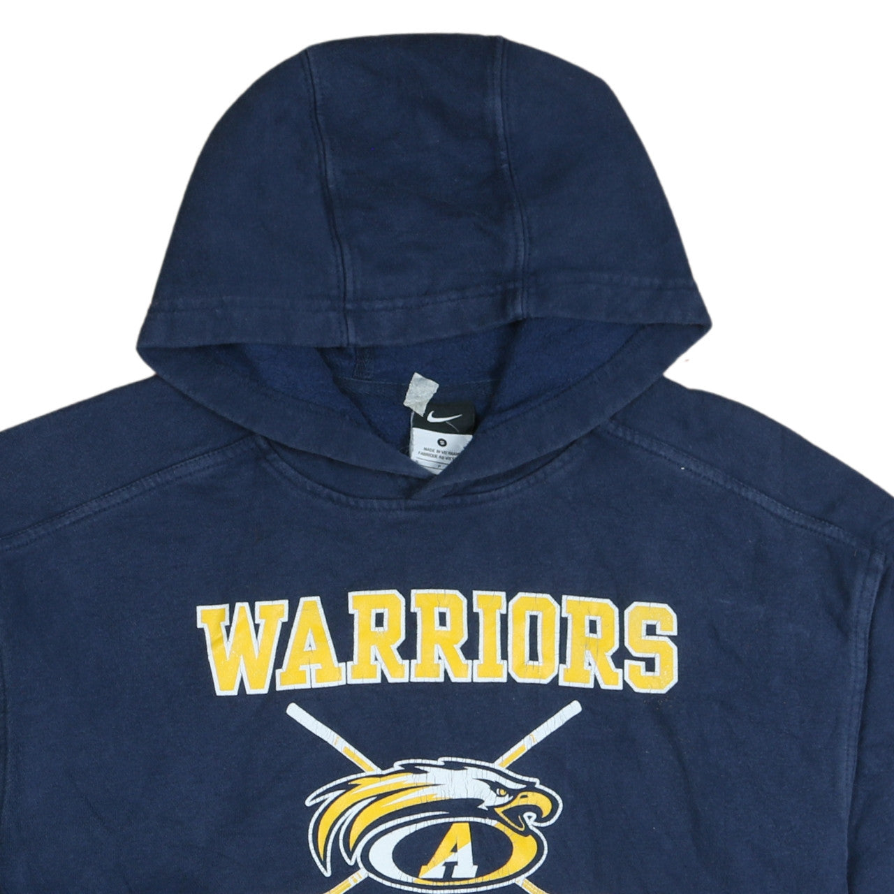 Nike Men's Blue Warriors Cheering Pullover Hoodie Size S