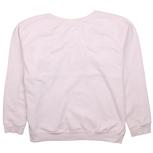 Fila Mens White Logo Sweatshirt L Crew Neck Pullover
