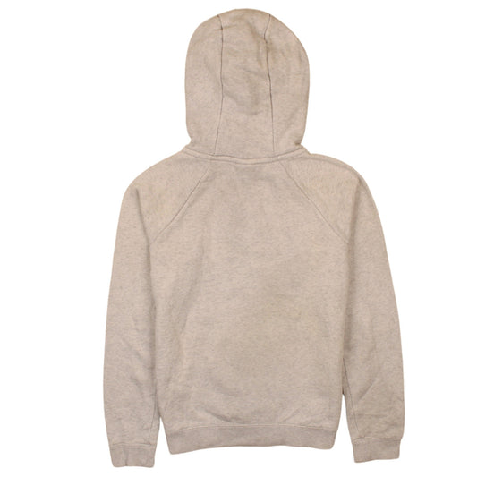 Nike Men's Beige XS Pullover Hoodie Fleece Logo Sweatshirt