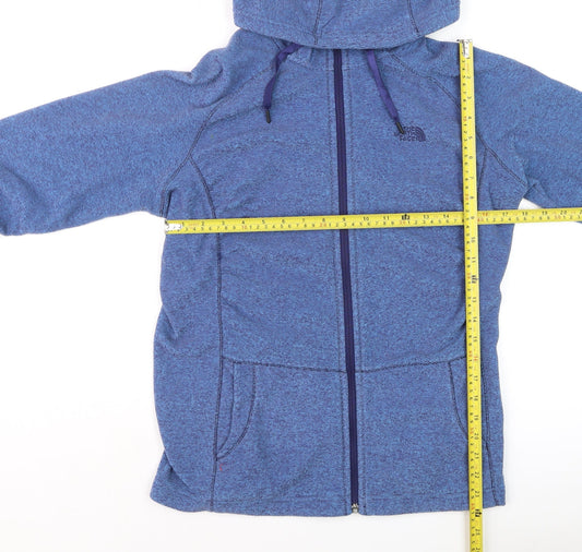 The North Face Men's Blue L Full Zip Hooded Activewear Jacket