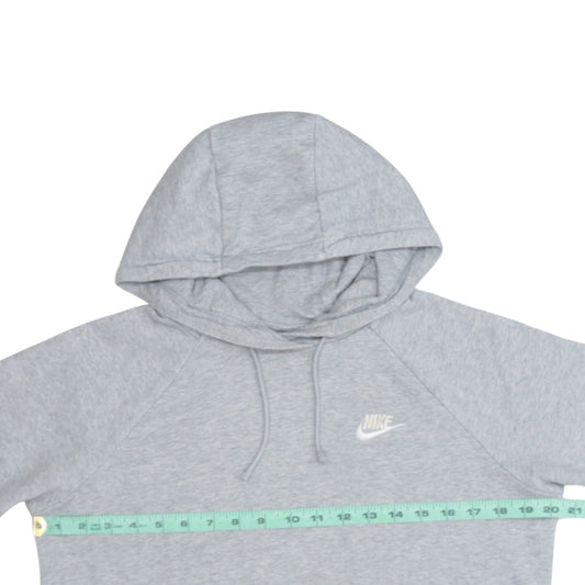 Nike Women’s Grey Small Pullover Hoodie with Logo