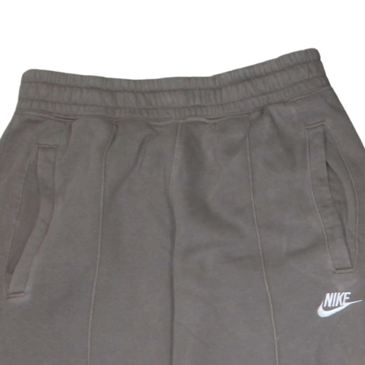 Nike Men's Grey Jogger Trousers Small Regular Fit Fleece Activewear