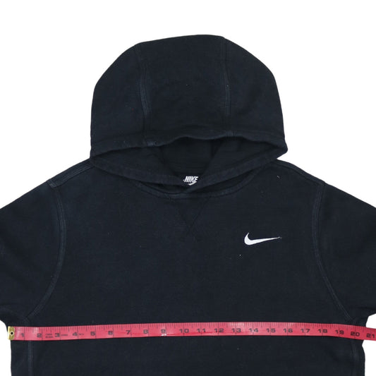 Nike Boys Black XL Pullover Hoodie Fleece Sweatshirt Logo
