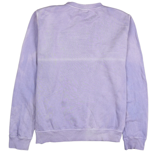 Ellesse Women Purple Pullover Sweatshirt UK 14 Logo Embroidered Casual