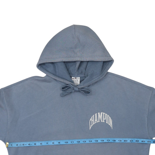 Champion Men’s Blue Pullover Hoodie Medium Logo Sportswear