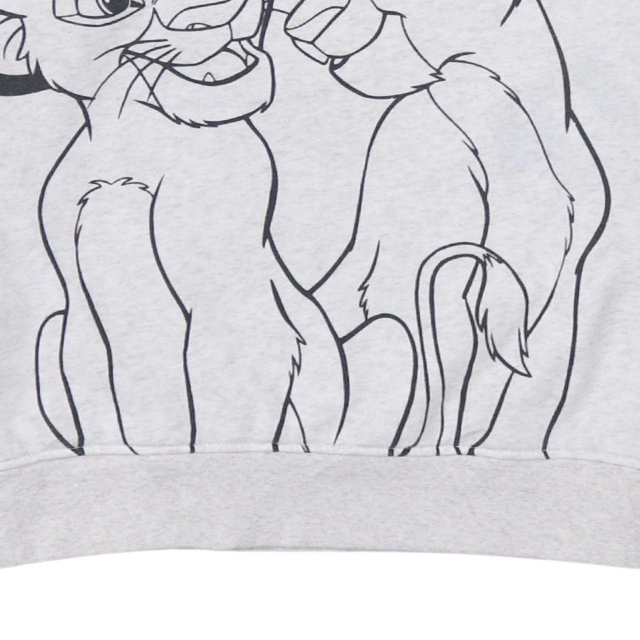 Disney x Primark Women's Grey Lion King Sweatshirt Size 10/12
