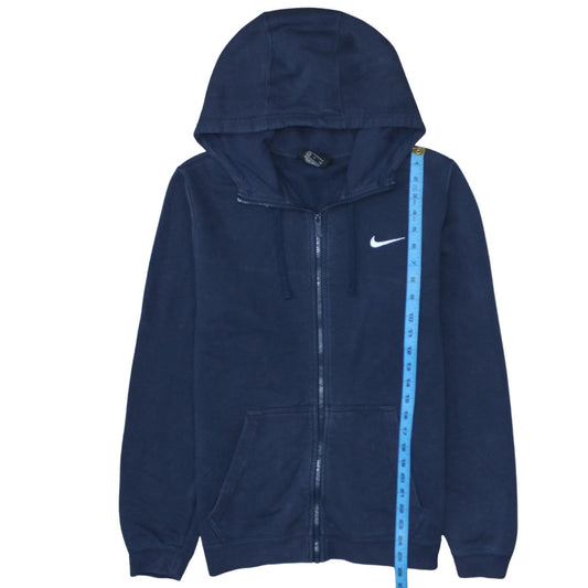 Nike Men's Blue Full Zip Hoodie Small Sports Fleece Sweatshirt