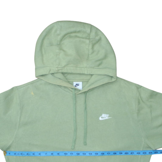 Nike Men's Green Pullover Hoodie Size S Regular Fit Logo