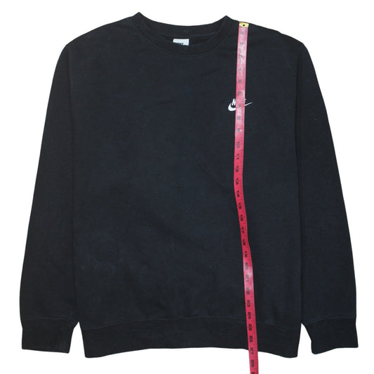 Nike Womens Black XL Pullover Sweatshirt Crew Neck Long Sleeve