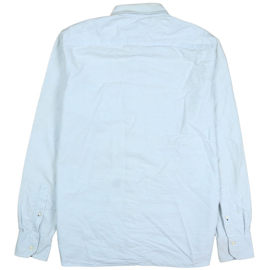 Tommy Hilfiger Men's Light Blue Cotton Button-Up Shirt M Classic Fit