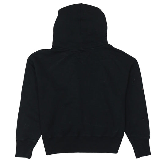 Tommy Jeans Womens Black Small Pullover Hoodie Sweatshirt