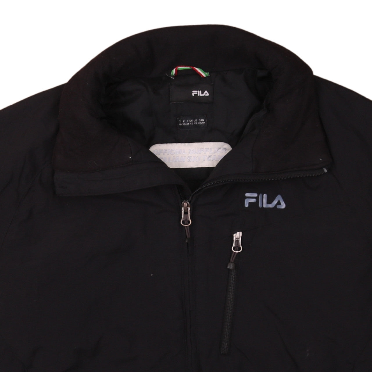 Fila Men's Black XS Ski Winter Softshell Puffer Jacket