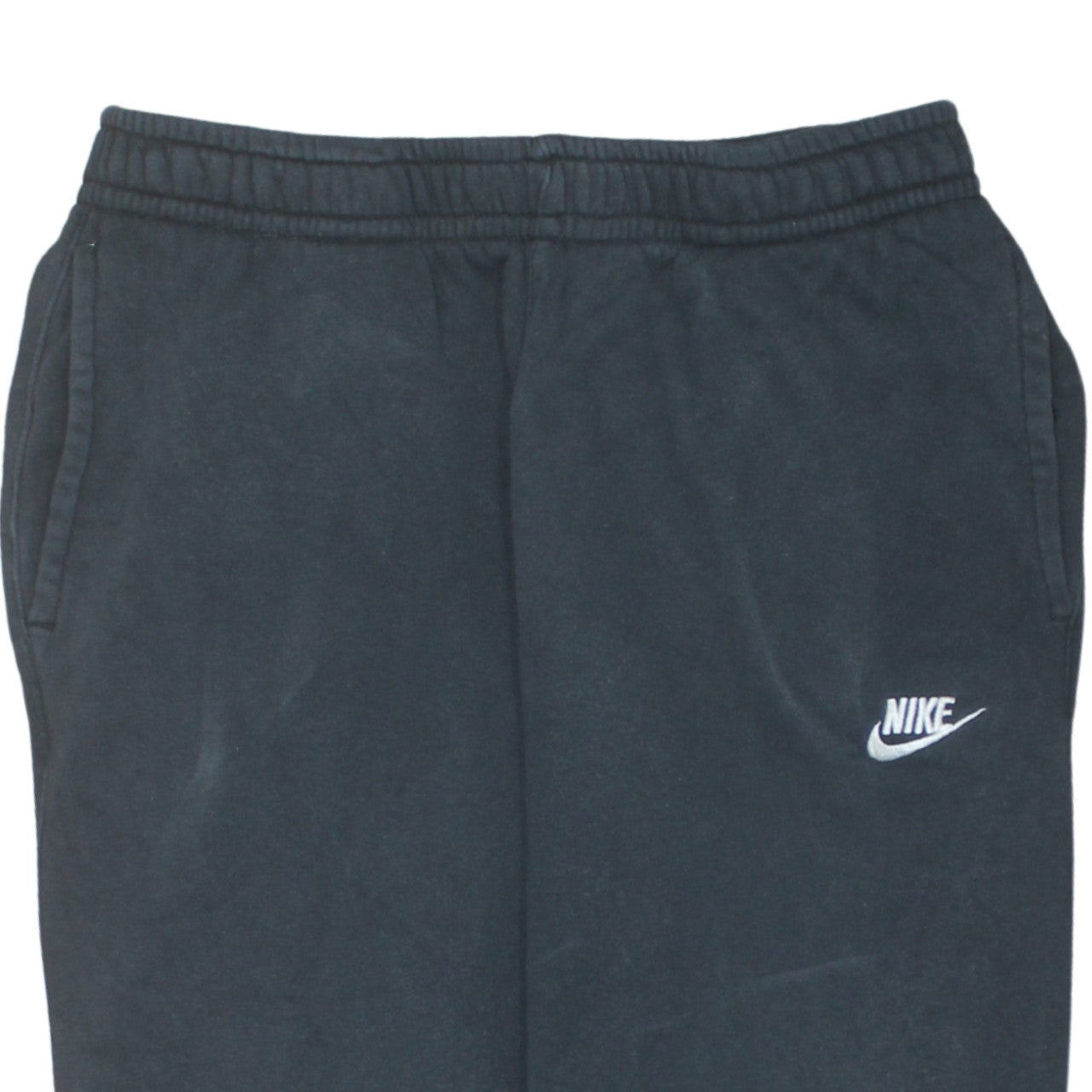 Nike Men's Black Jogger Trousers M Regular Fit Fleece Activewear