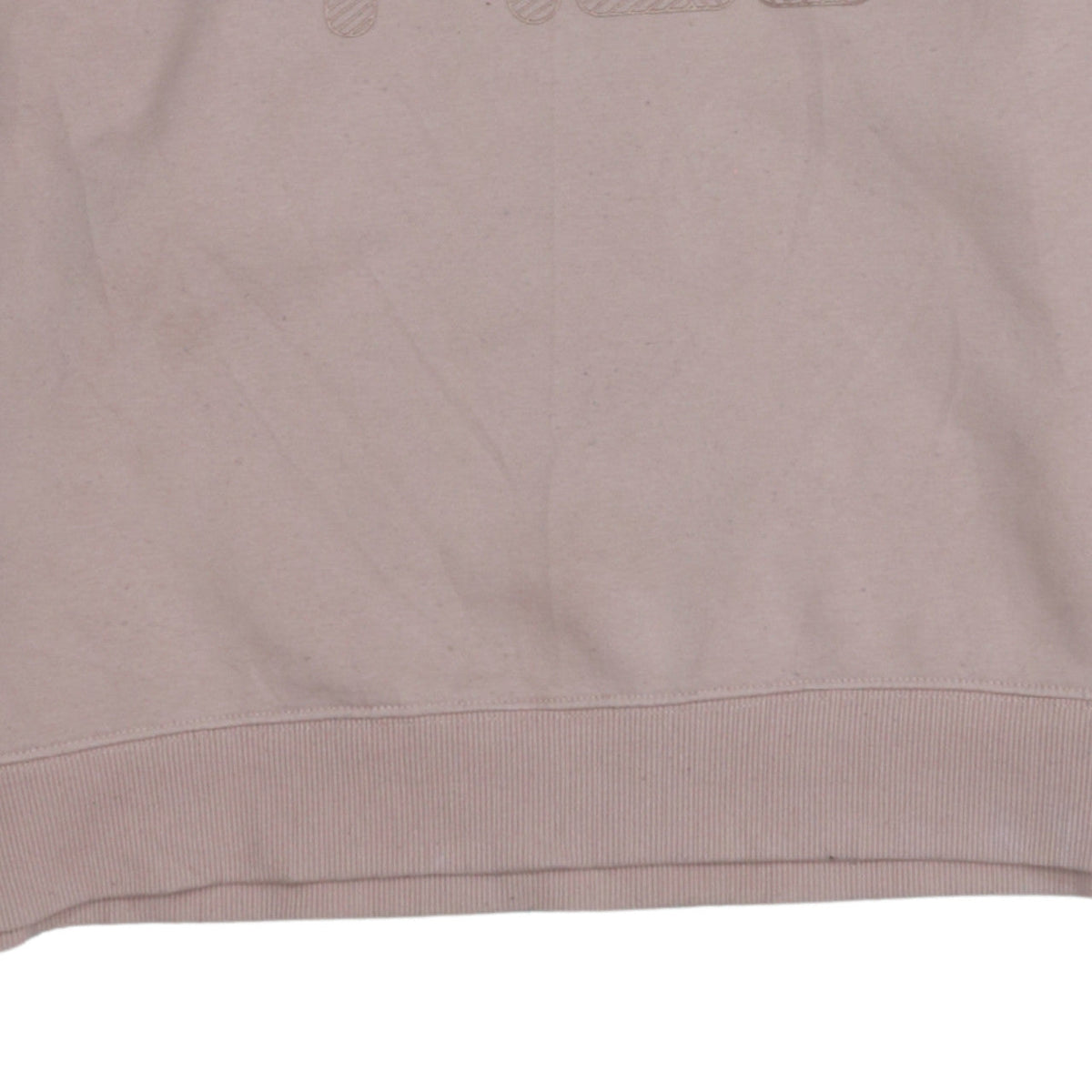 Additional view of Fila Women Beige XL Pullover Sweatshirt Crew Neck Logo Long Sleeve