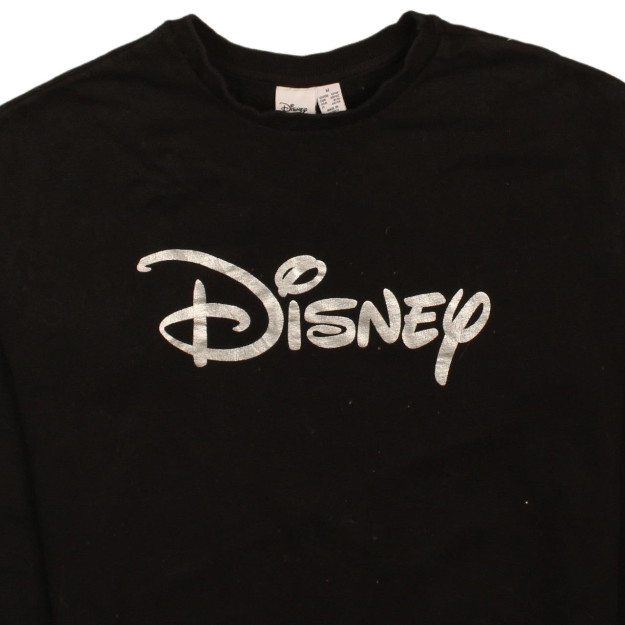 Disney Men's Black Logo Pullover Sweatshirt M