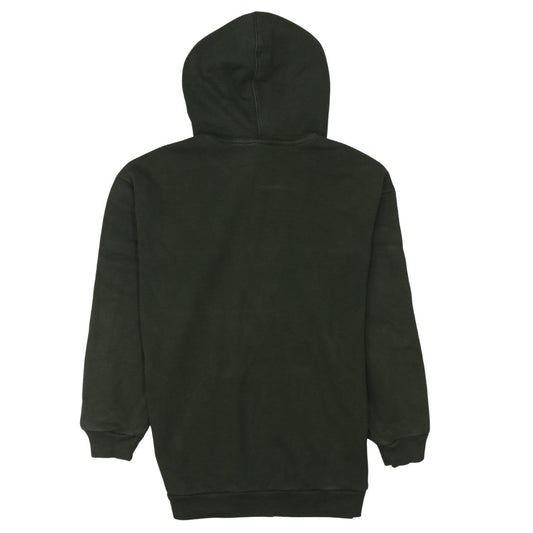 Adidas Women Dark Green Hoodie Size S Pullover Hooded Sweatshirt