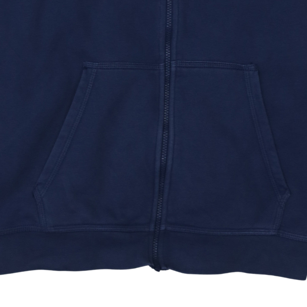 Nike Mens Blue Full Zip Hoodie Size L Regular Fit Fleece Jacket