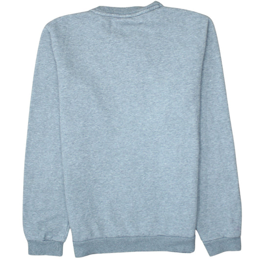 Puma Boys Grey 15-16 Years Pullover Crew Neck Logo Sweatshirt
