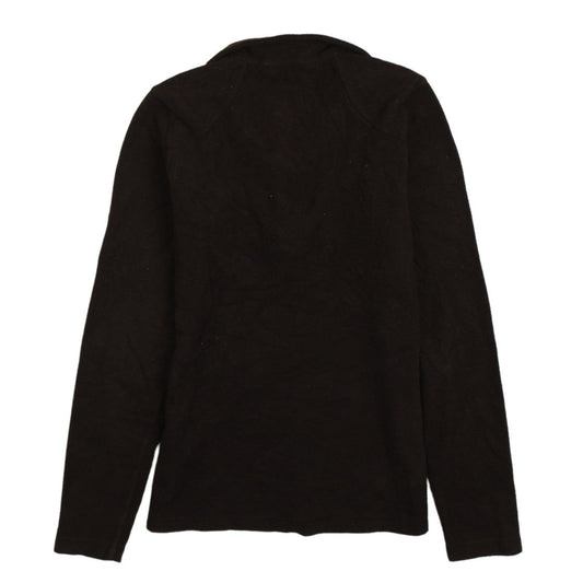 The North Face Womens Black S 1/4 Zip Fleece Pullover Sweatshirt