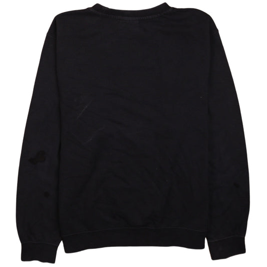 Nike Men's Black Crew Neck Fleece Sweatshirt Size M