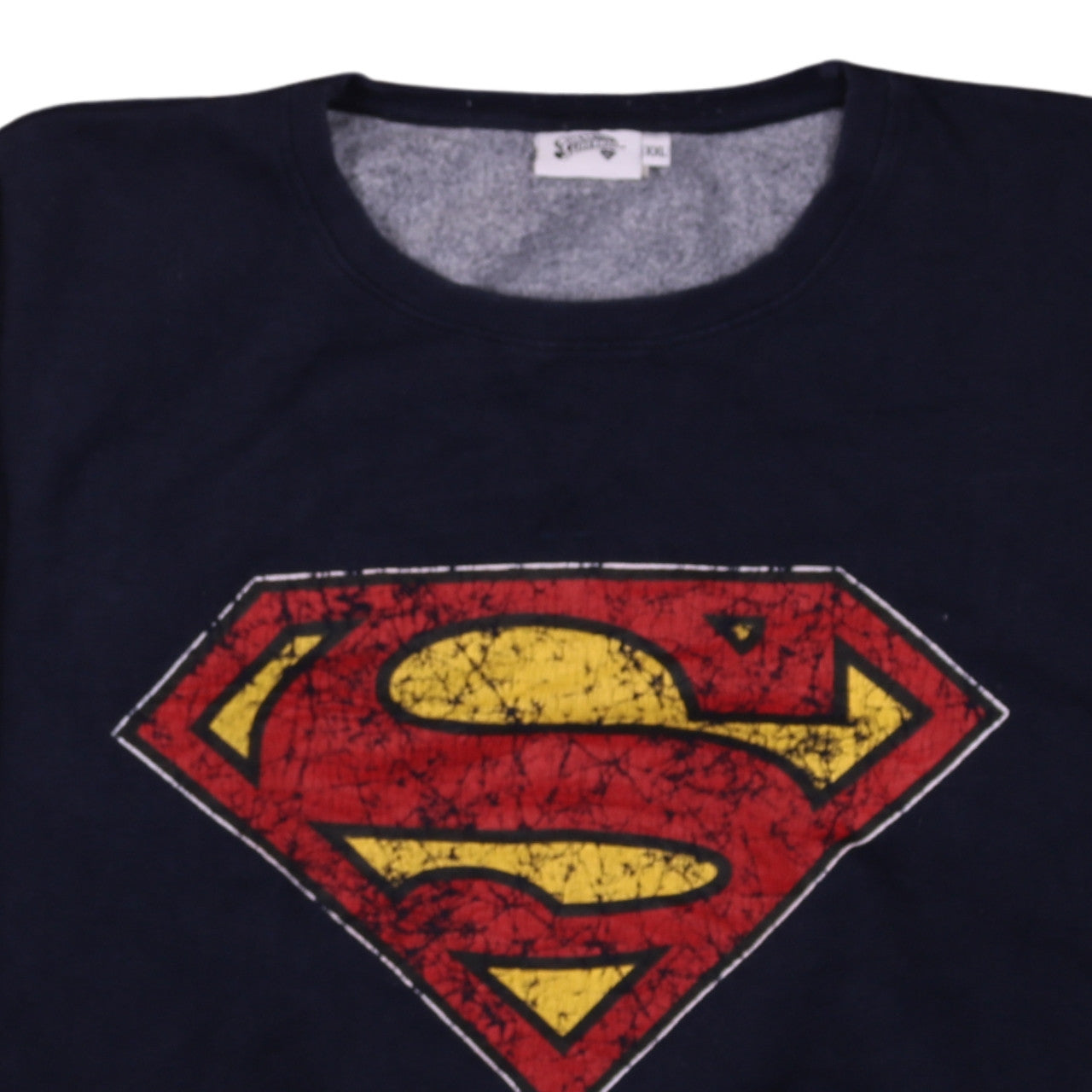 Superman Men's Blue 2XL Pullover Graphic Sweatshirt