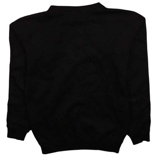 FILA Mens Black XS Crew Neck Logo Pullover Sweatshirt