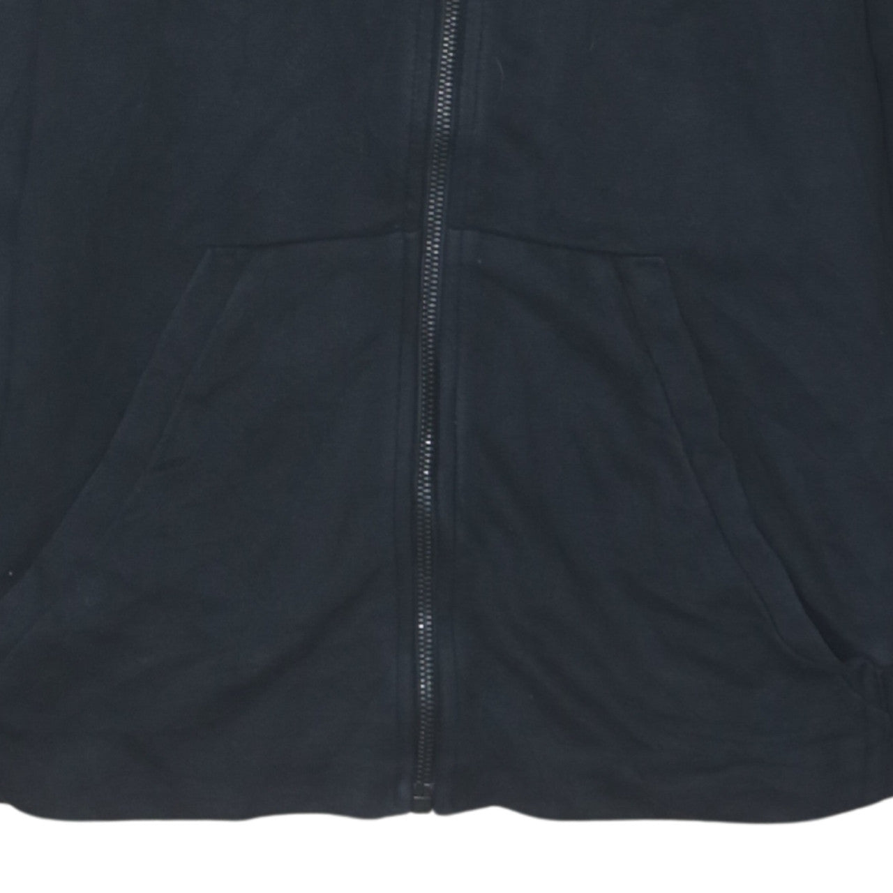 Adidas Men Black Full Zip Hoodie Small Sports Logo