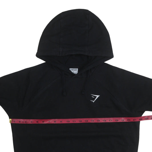 Gymshark Men's Black Pullover Hoodie Size S Regular Fit