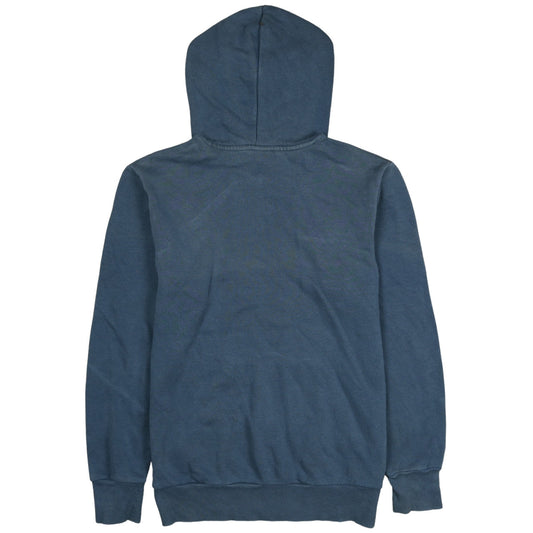 Reebok Men's Blue Small Pullover Hoodie with Logo
