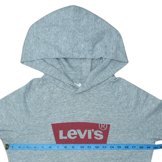 Levi's Grey Logo Pullover Hoodie Teens S Regular Fit