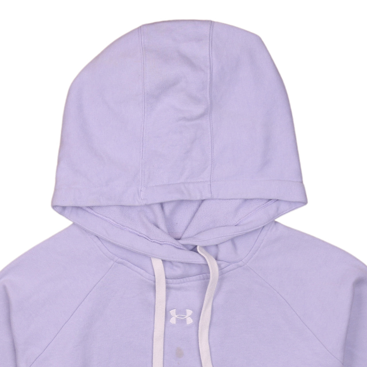 Under Armour Womens Lilac Pullover Hoodie Size L Loose Fit