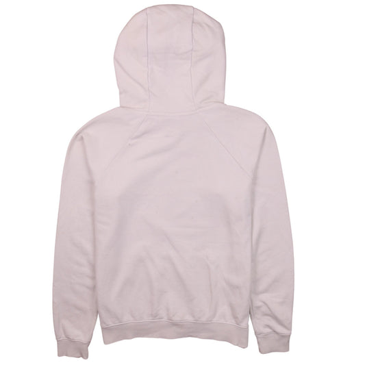 Nike Womens Beige Pullover Hoodie Small Logo Graphic Sweatshirt
